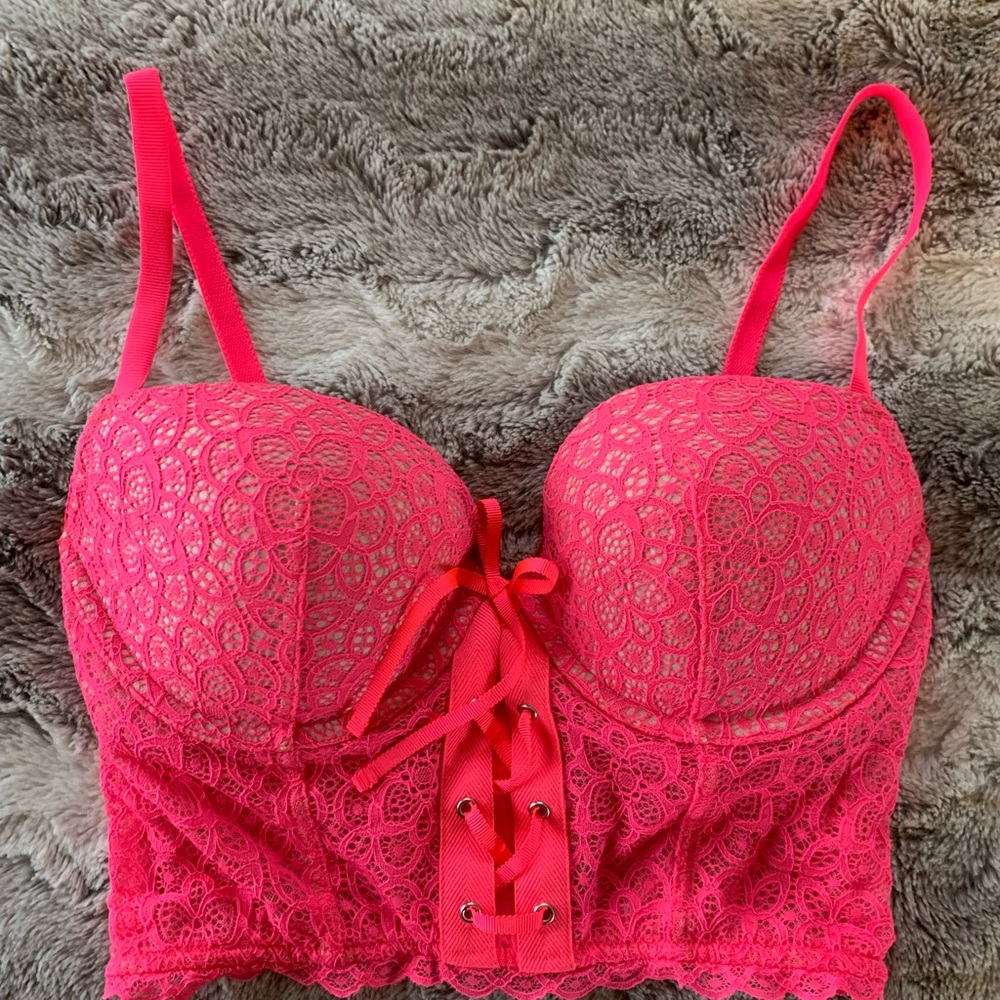 New Hot Pink Victoria’s Secret Bustier Top